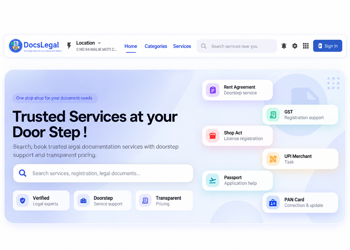 DocsLegal rental agreement platform