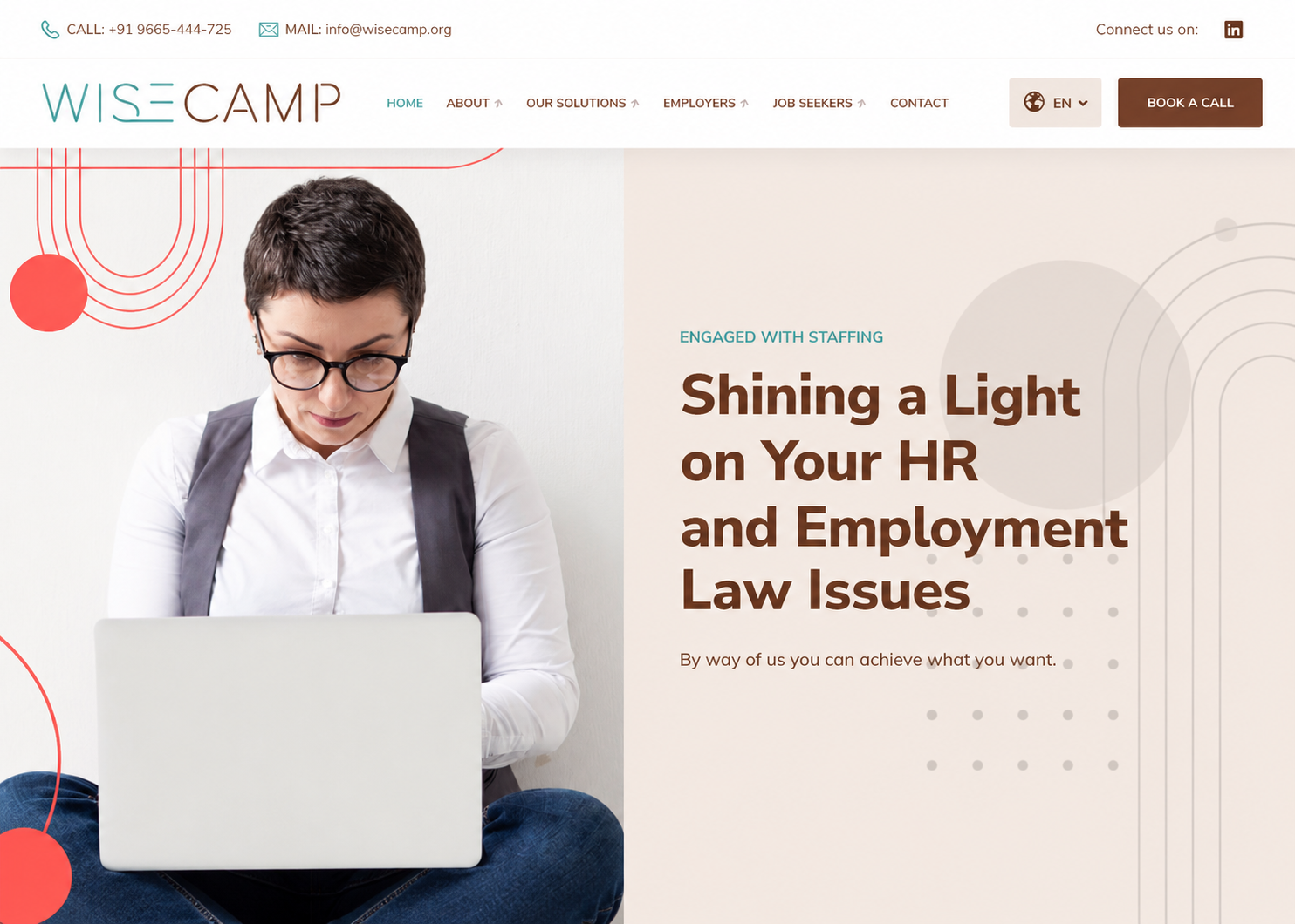 WiseCamp staffing platform visual
