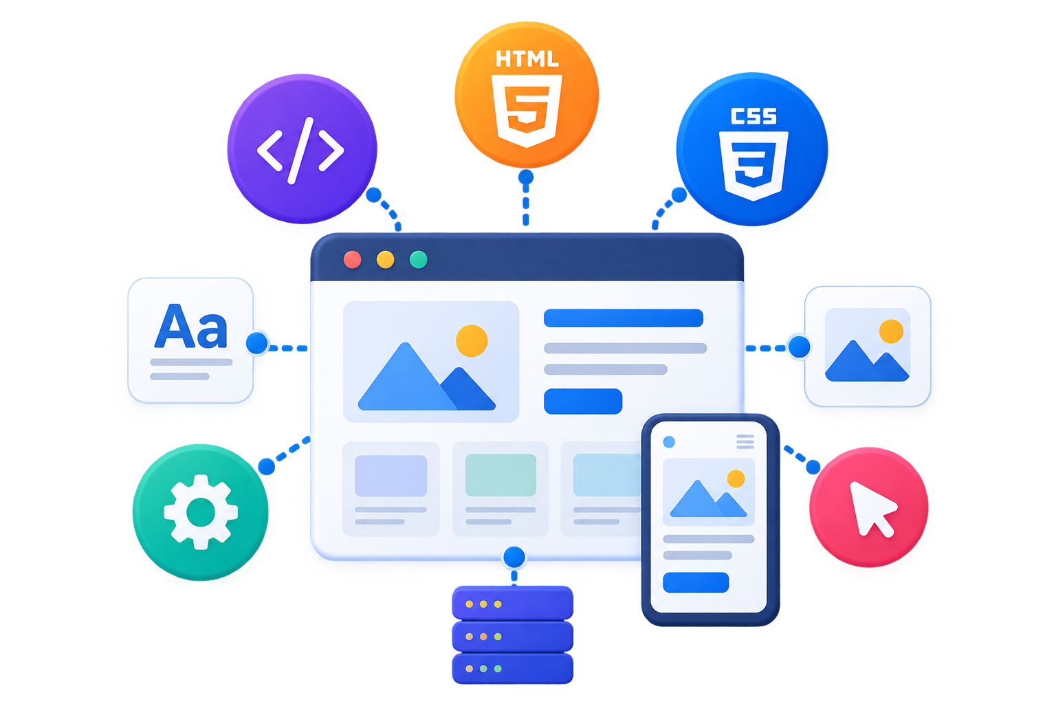 Service workflow visual